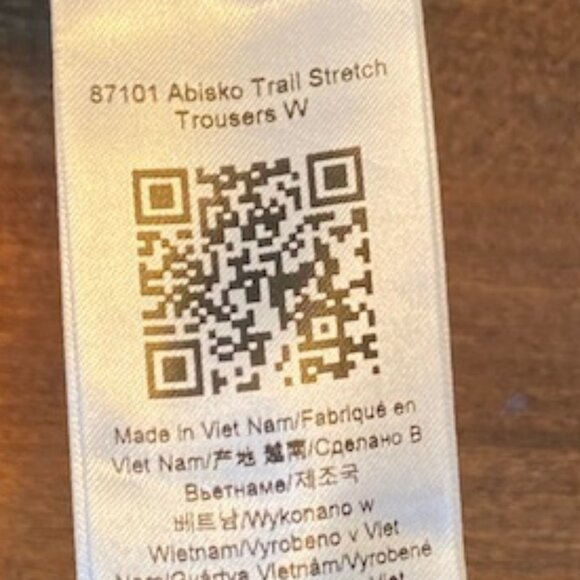 Fjallraven Abisko Trail Stretch Trousers, Women's Size 2, New With Tags - Picture 13 of 16